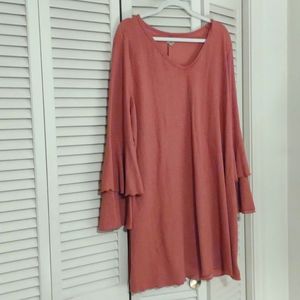 3x plus True craft, dusty pink dress